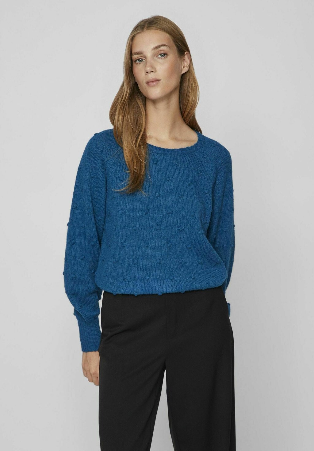 

Свитшот VILA VITULI O-NECK ON PB, цвет moroccan blue