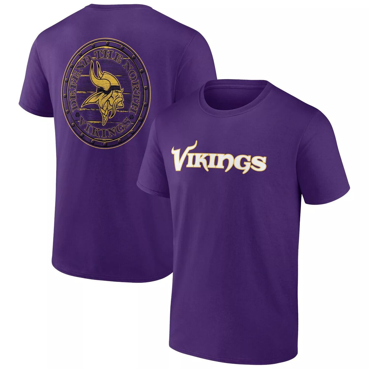 

Мужская фиолетовая двусторонняя футболка Profile Minnesota Vikings Big & Tall, Фиолетовый