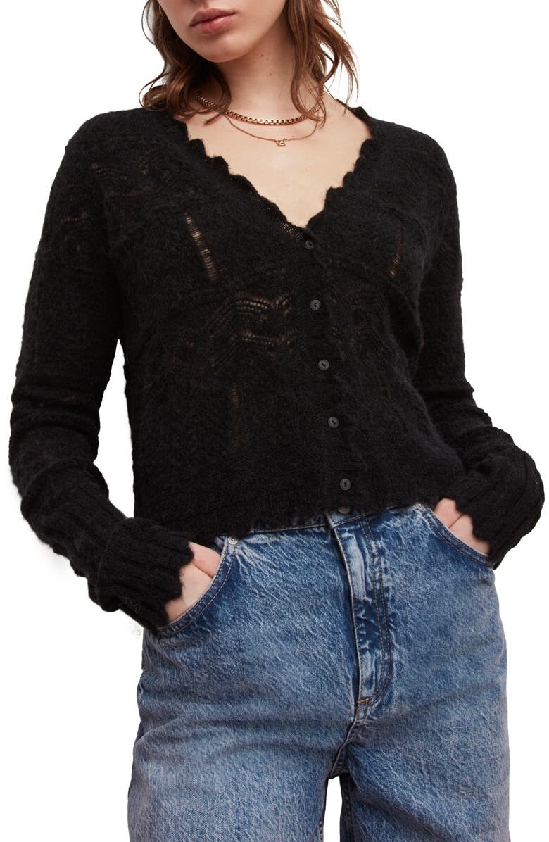

Ванесса Кардиган ALLSAINTS, черный