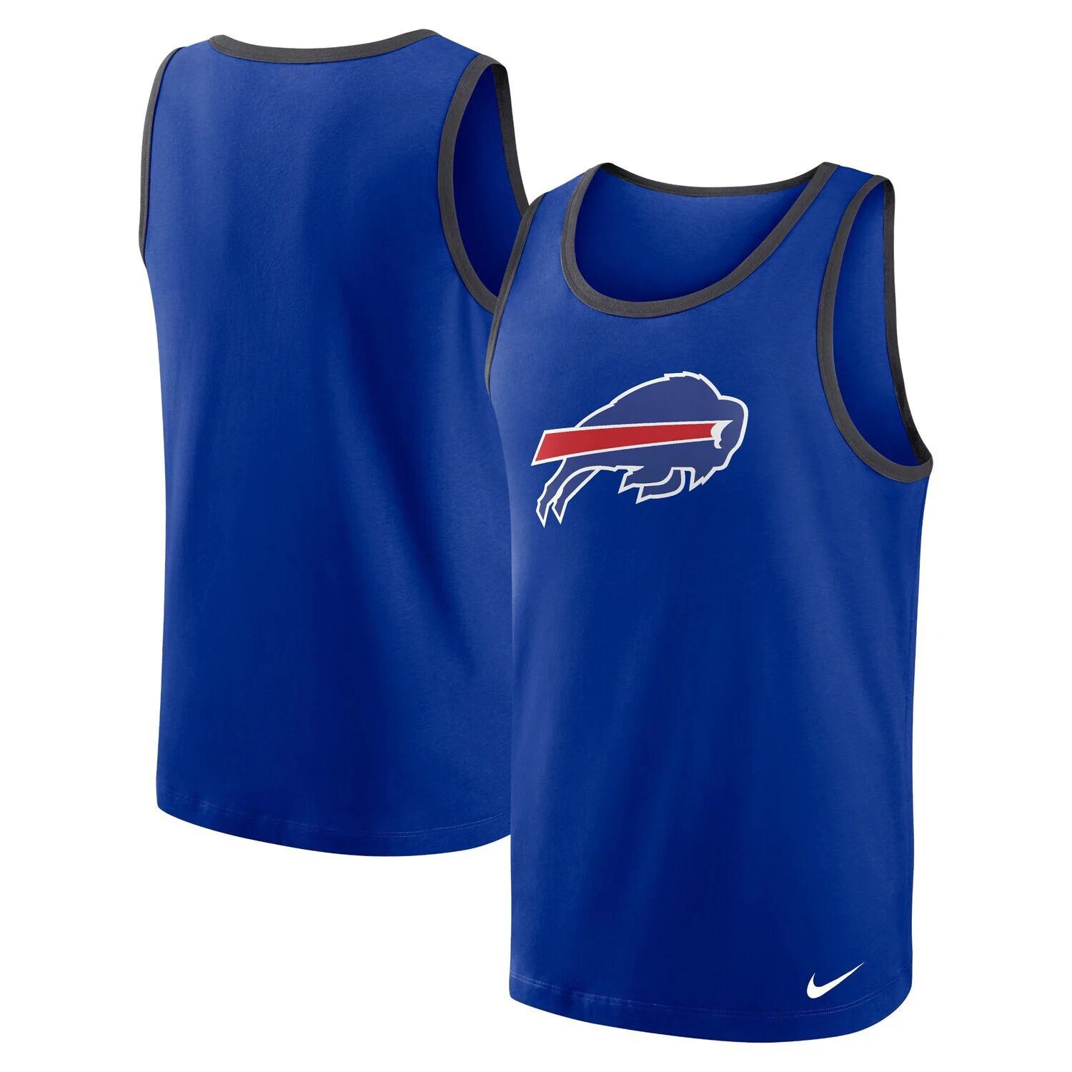 Мужская майка Royal Buffalo Bills Tri-Blend Nike мужская футболка royal buffalo bills field goal pocket tri blend с меланжевым покрытием fanatics мульти