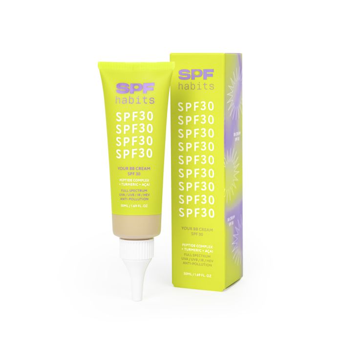 BB-крем BB Cream SPF30 Spf Habits, SPF 30 50 ML солнцезащитный крем для лица mila moursi солнцезащитный экран широкого спектра действия spf 30
