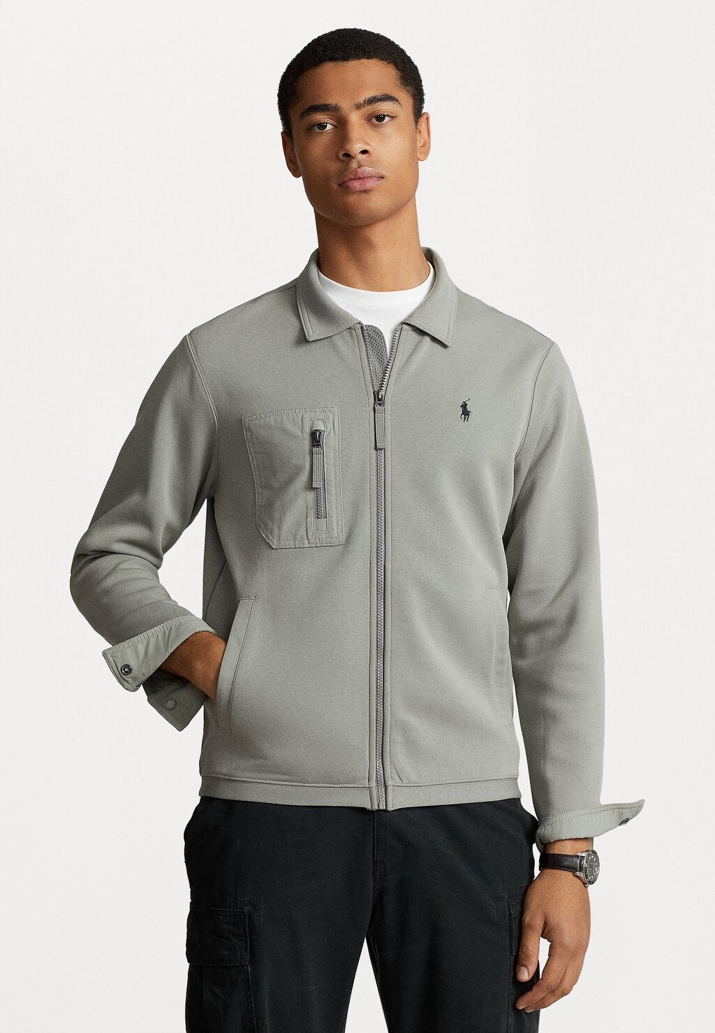 

Толстовка на молнии LONG SLEEVE Polo Ralph Lauren, серый
