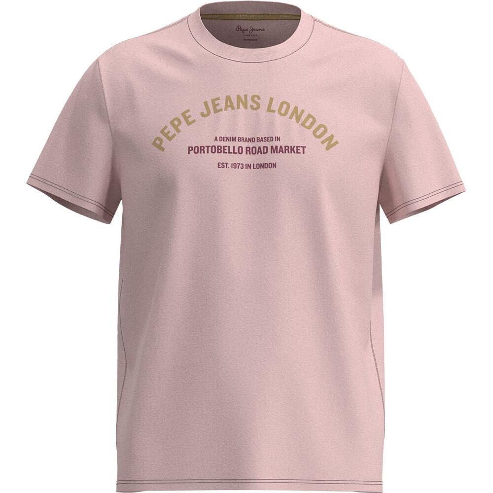 

Футболка Pepe Jeans Waddon Short Sleeve Round Neck, бежевый