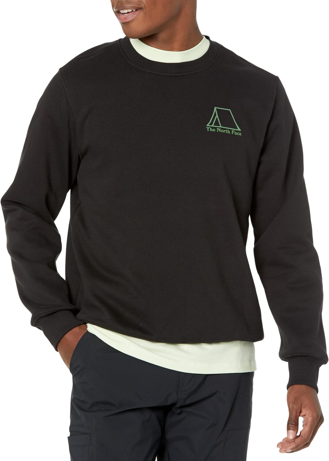

Толстовка Places We Love Crew The North Face, цвет TNF Black