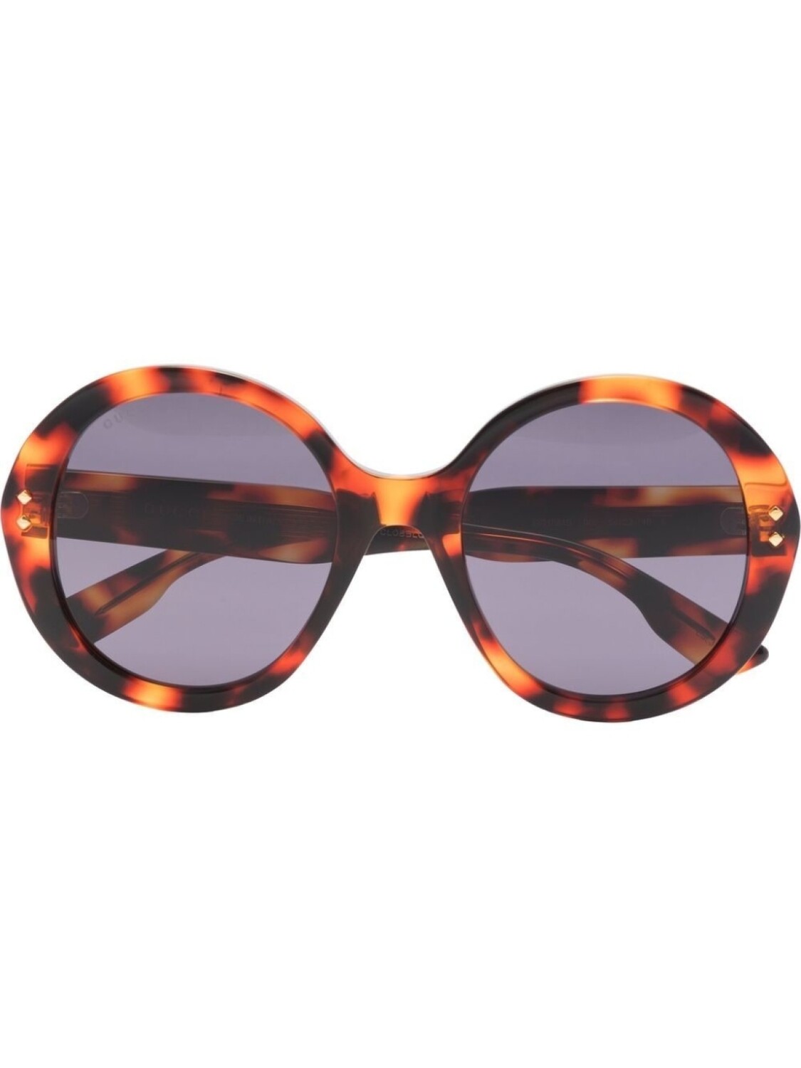 

Gucci Eyewear солнцезащитные очки черепаховой расцветки, коричневый