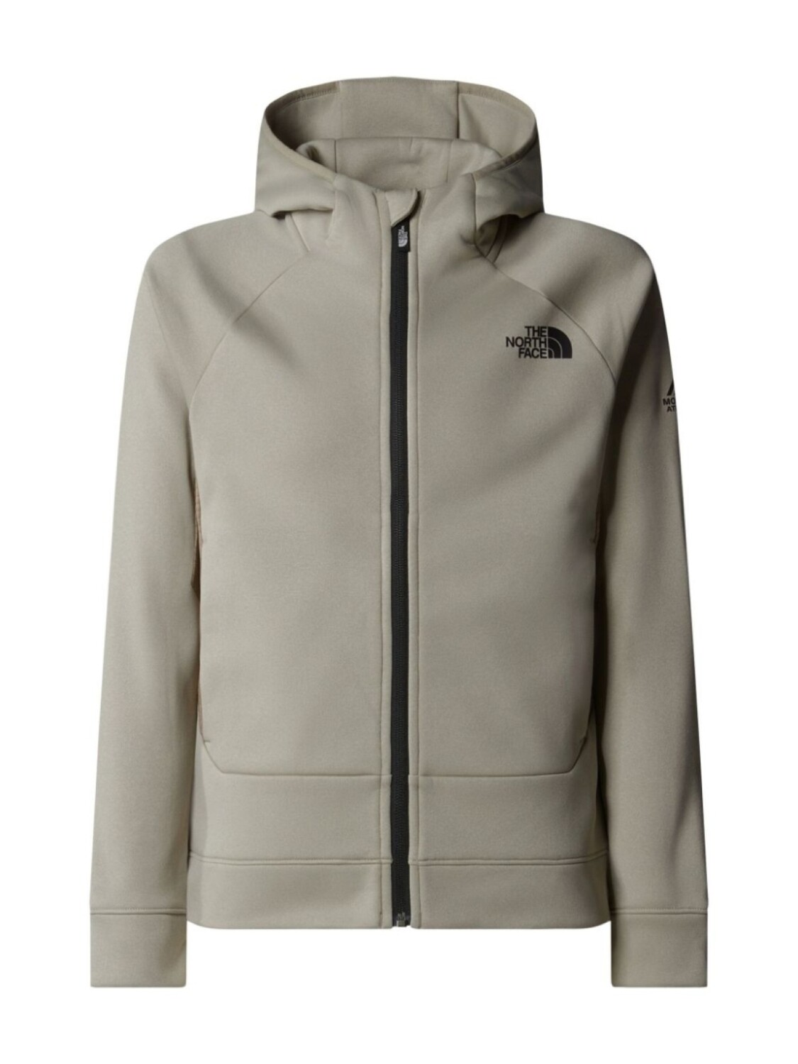 

Худи с логотипом The North Face Kids, серый