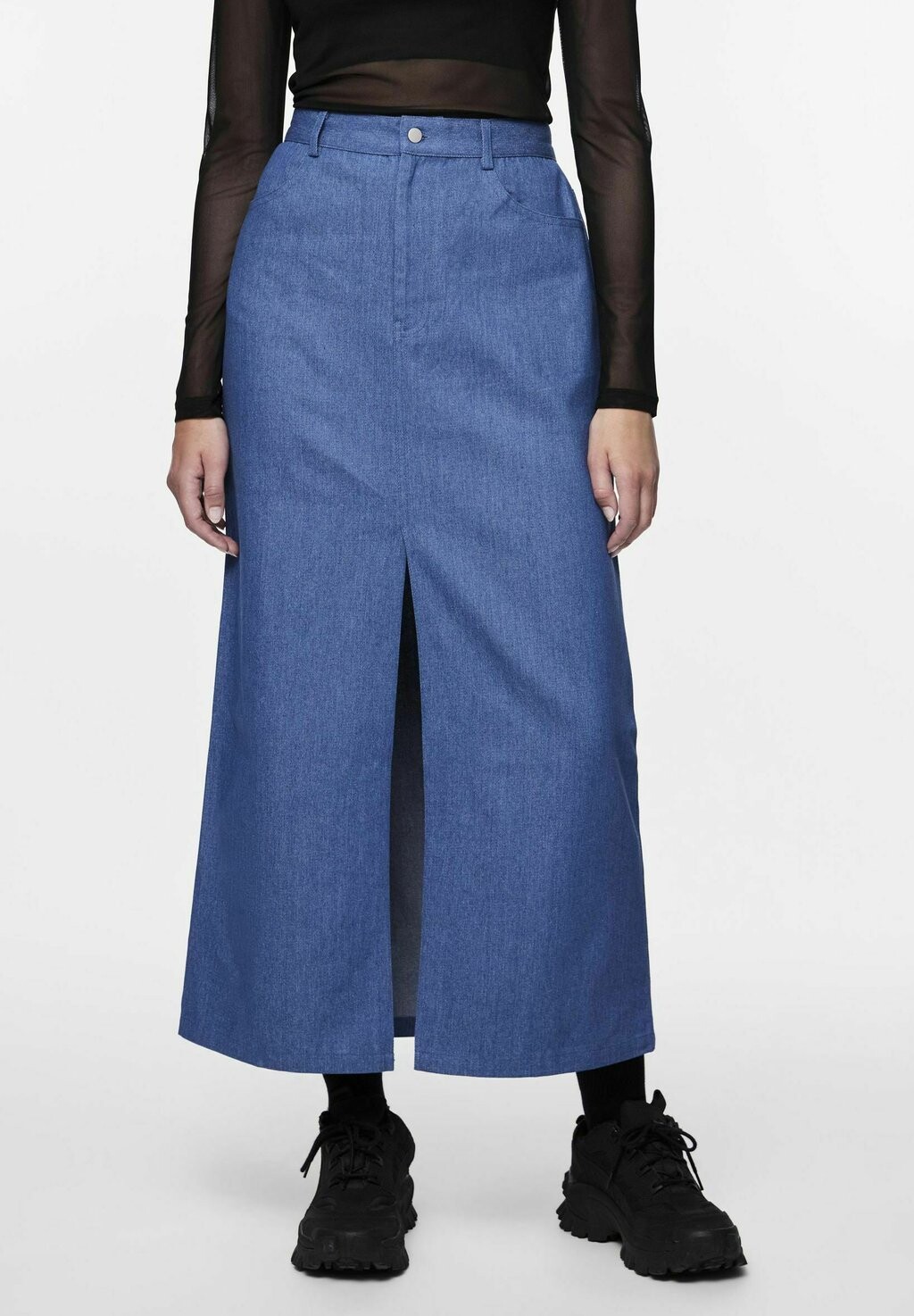 

Юбка Pieces PCASTA, цвет medium blue denim