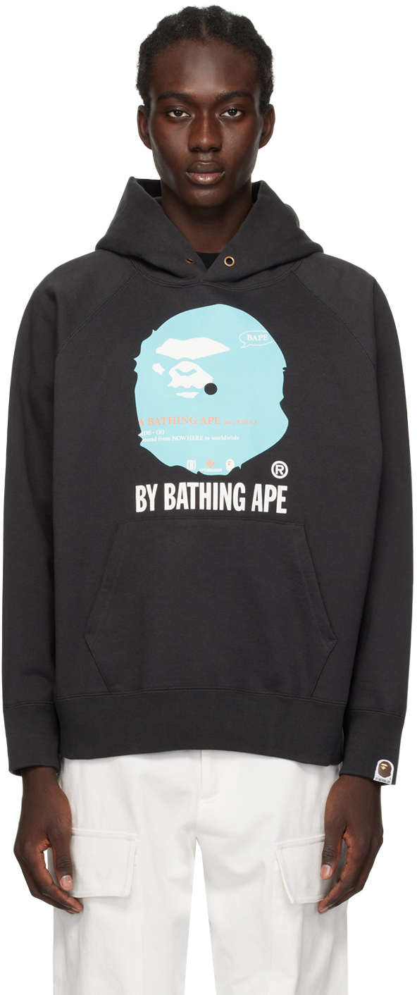 Черное худи 'By Bathing Ape' Bape