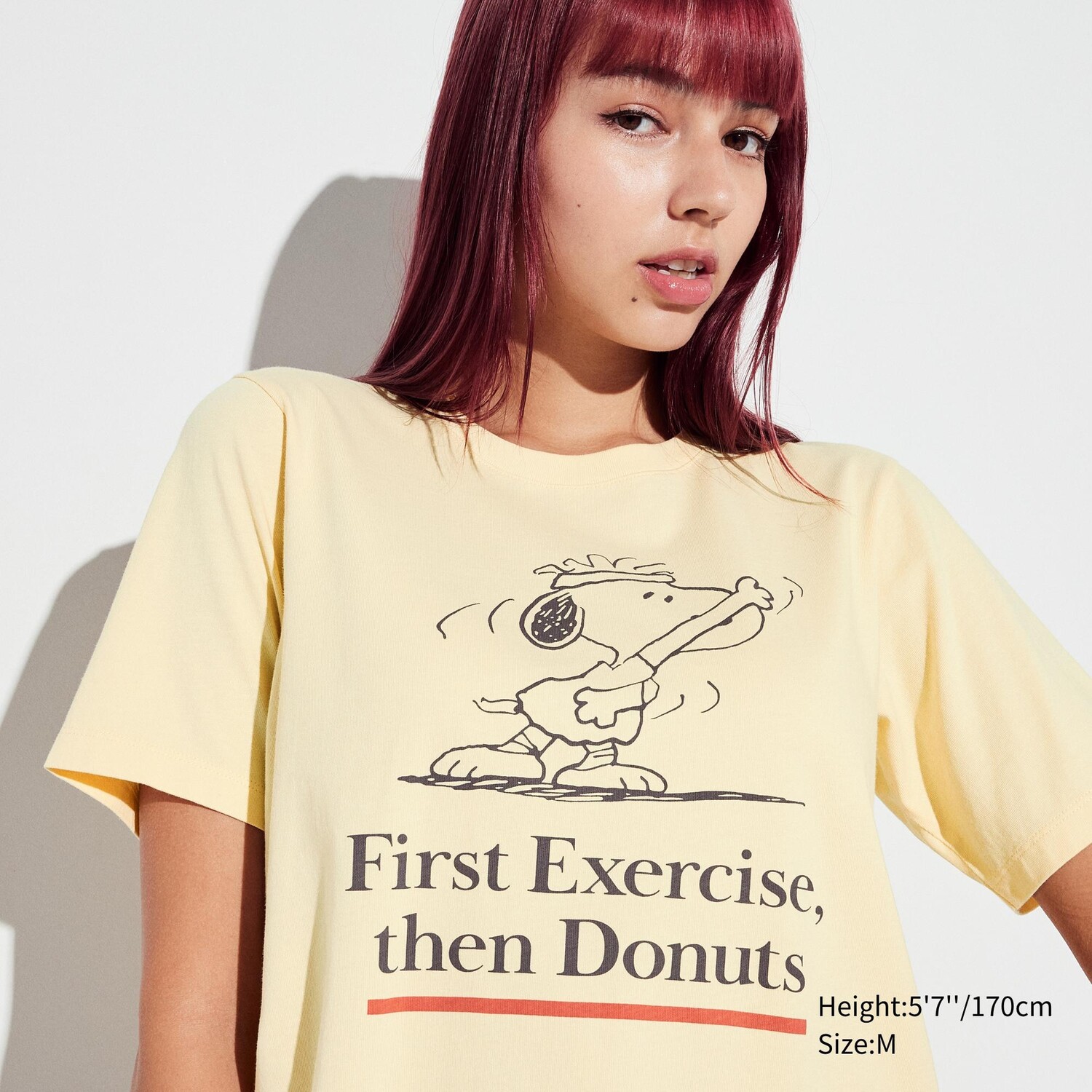 

Футболка Uniqlo Peanuts Sports Club с коротким рукавом, желтый