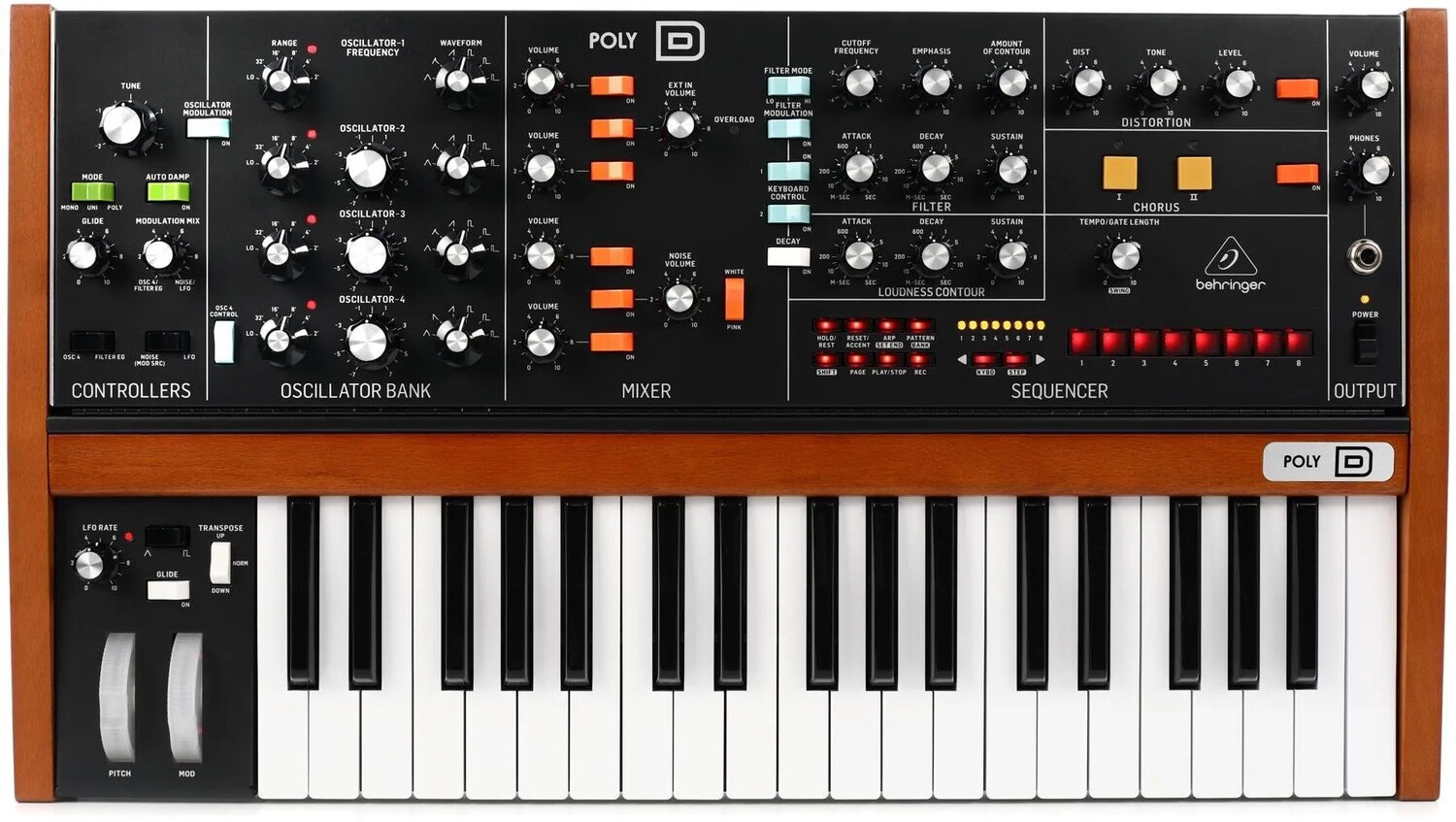 

Полифонический аналоговый синтезатор Behringer Poly D