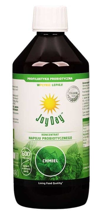 

Препарат, поддерживающий функцию кишечника Joy Day EKO Koncentrat Napoju Probiotycznego Joy Day Chmiel, 500 мл