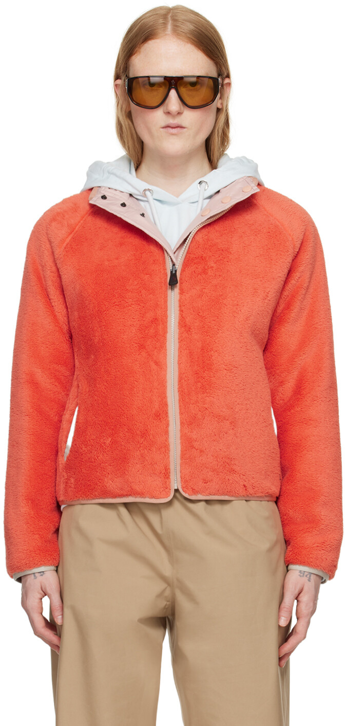 

Оранжевый пуховик Maglia Moncler Grenoble