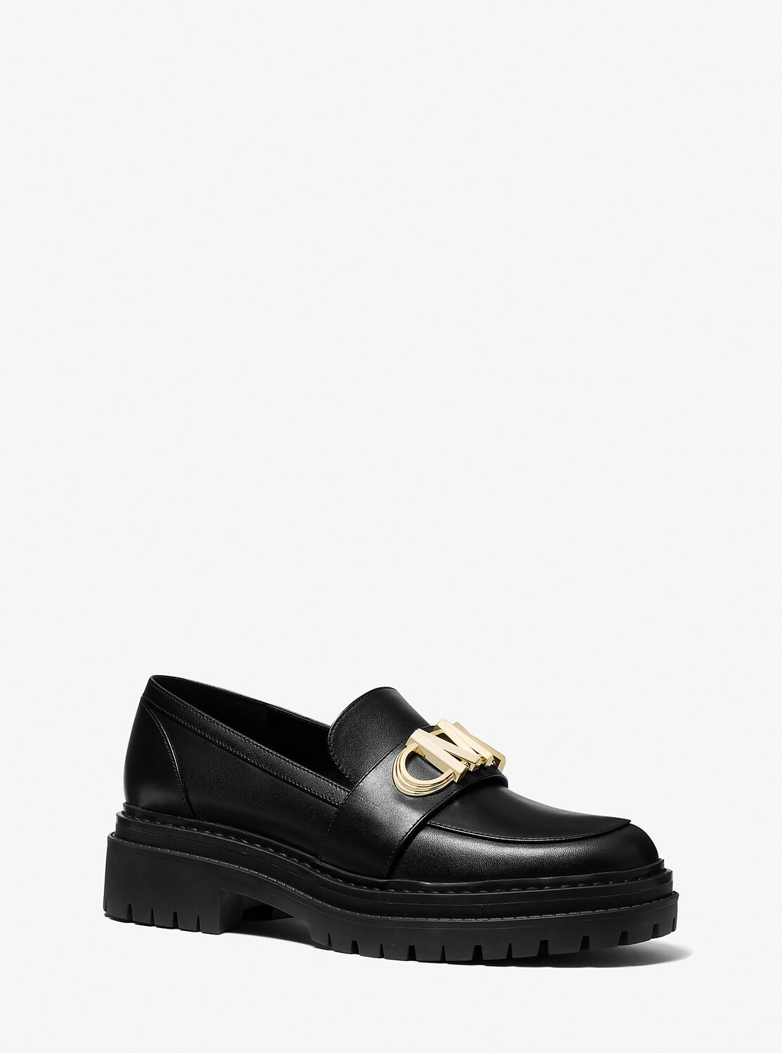 

Кожаные лоферы Parker Michael Kors, черный