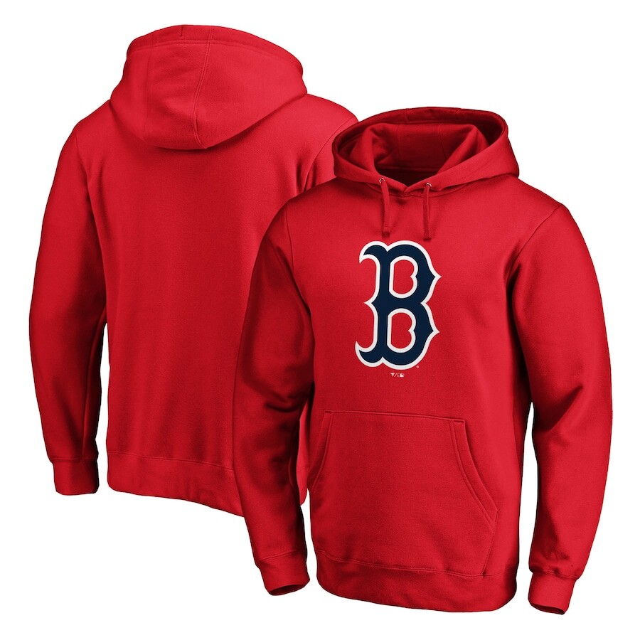 

Пуловер с капюшоном Fanatics Branded Boston Red Sox, красный