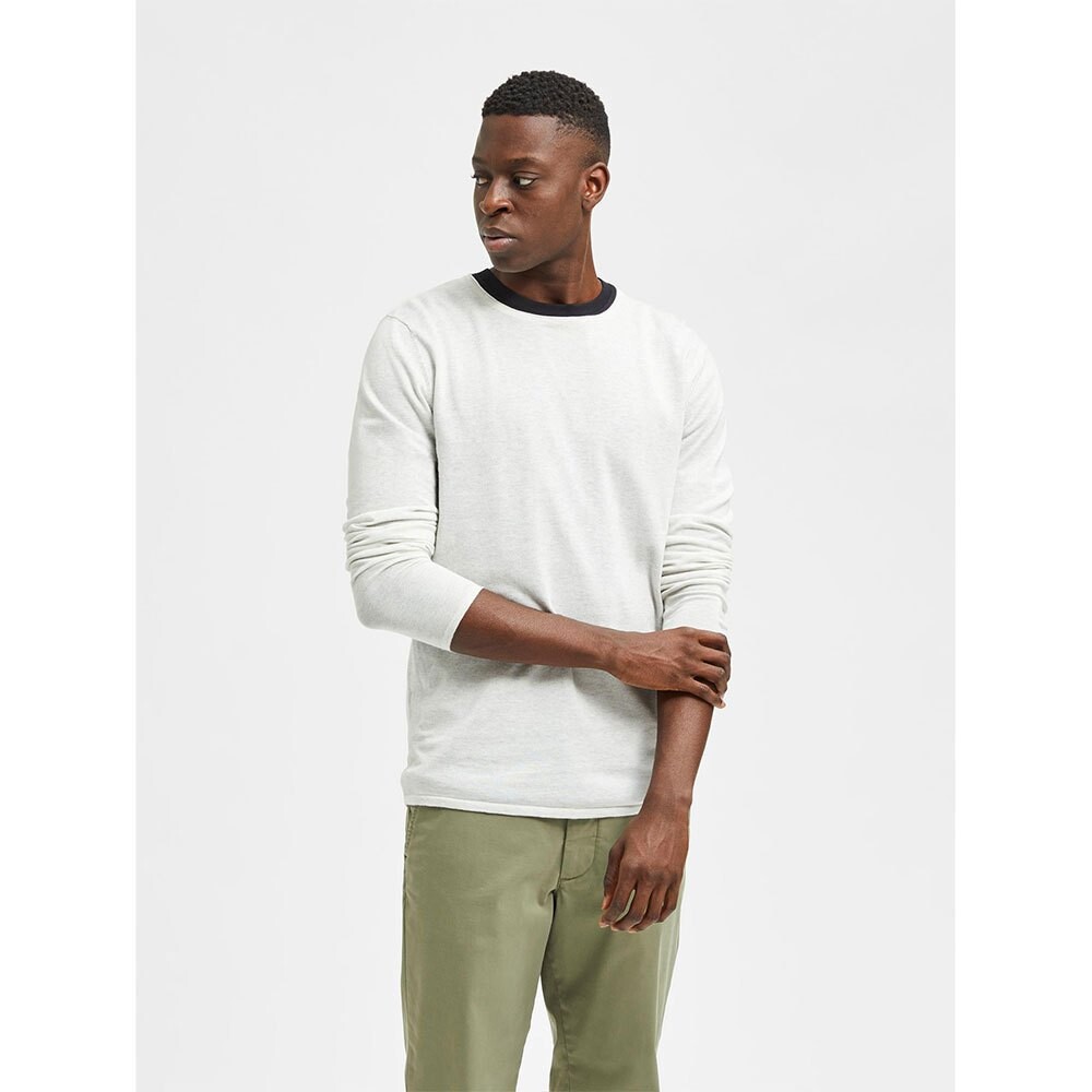 

Свитер Selected Rome Crew Neck, белый