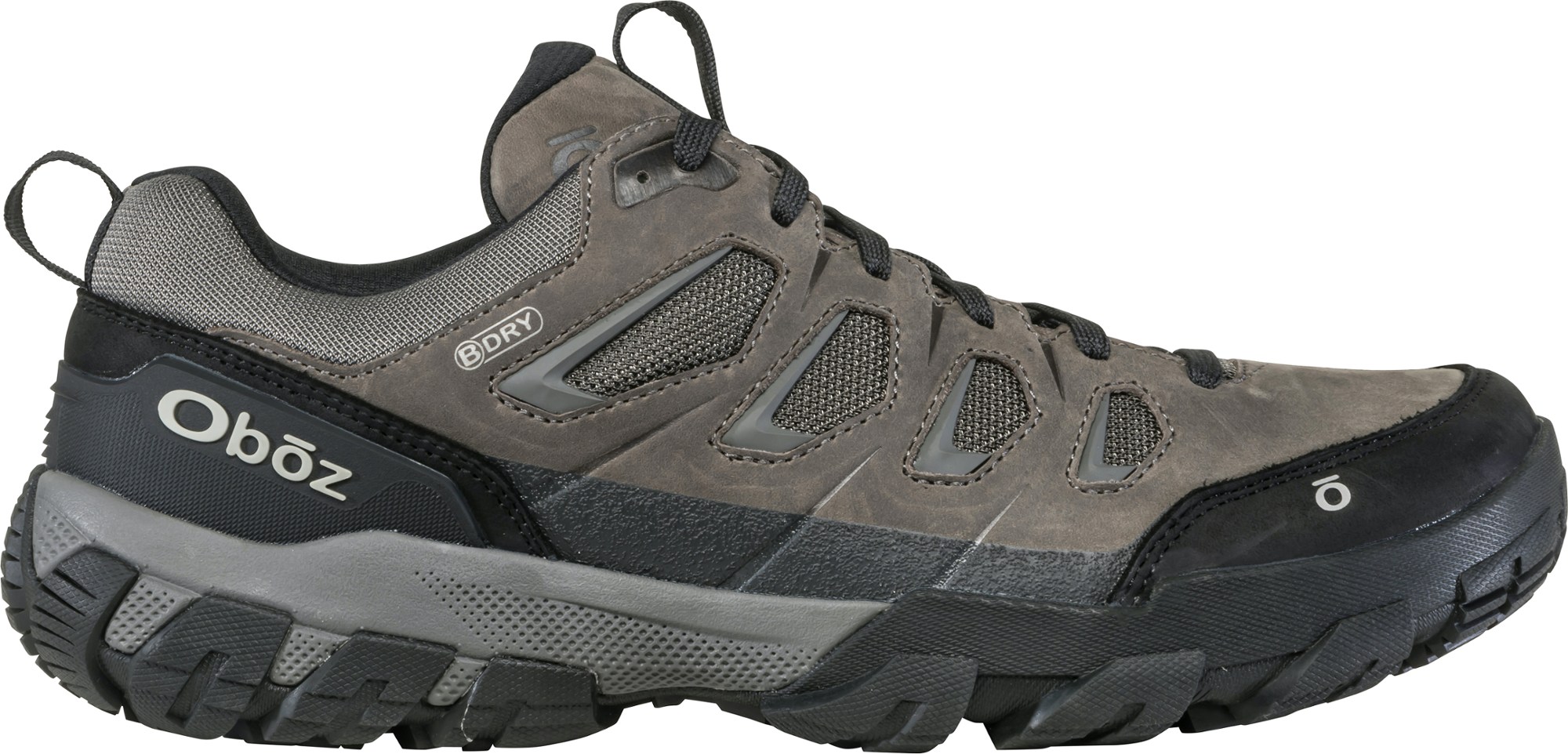 Низкие водонепроницаемые походные мужские ботинки Oboz Sawtooth X, серый кроссовки sawtooth x low b dry широкие мужские oboz черный