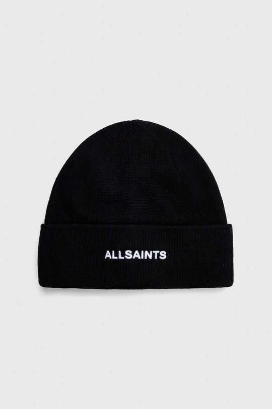 

Шапка из смесовой шерсти AllSaints, черный