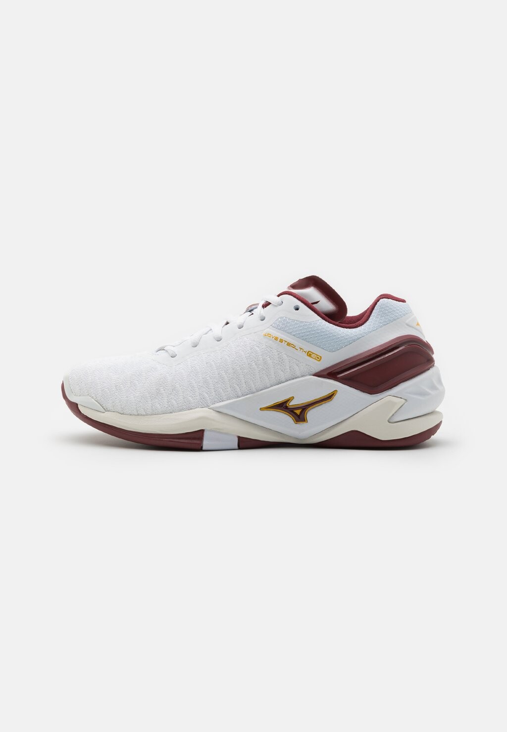 

Обувь для гандбола WAVE STEALTH NEO Mizuno, белый/каберне/золотой
