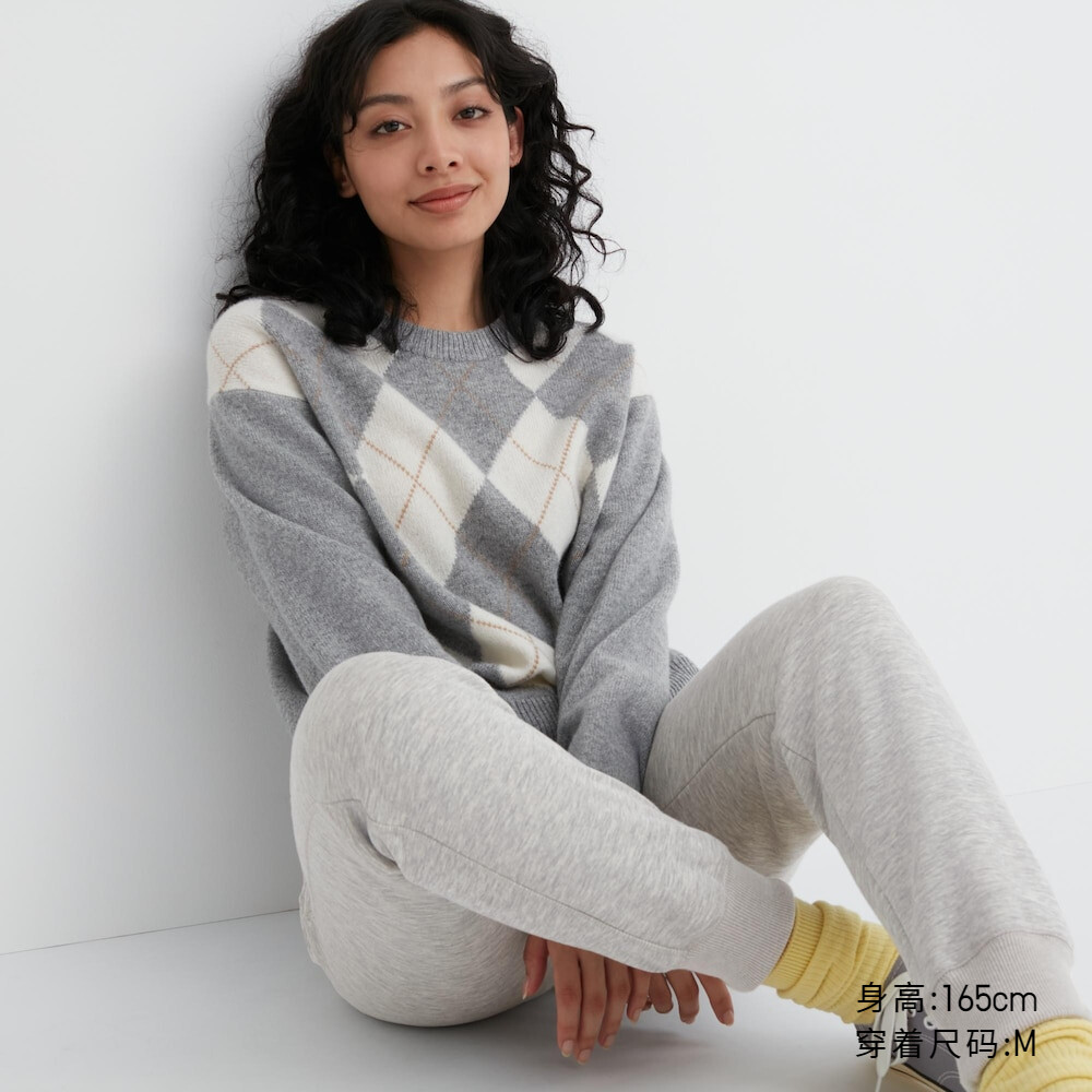 

Женские штаны Uniqlo HEATTECH из искусственного шерпа, серый
