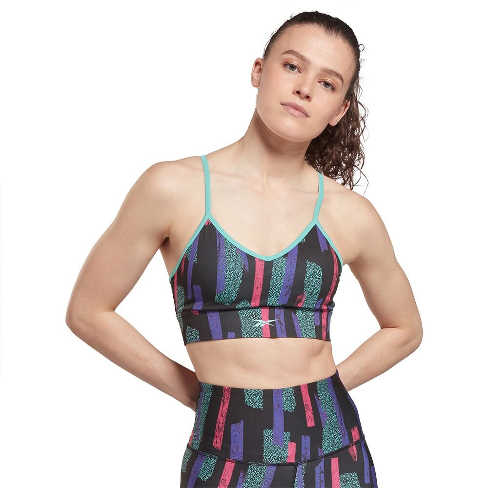 

Спортивный бюстгальтер Reebok Myt Printed, синий