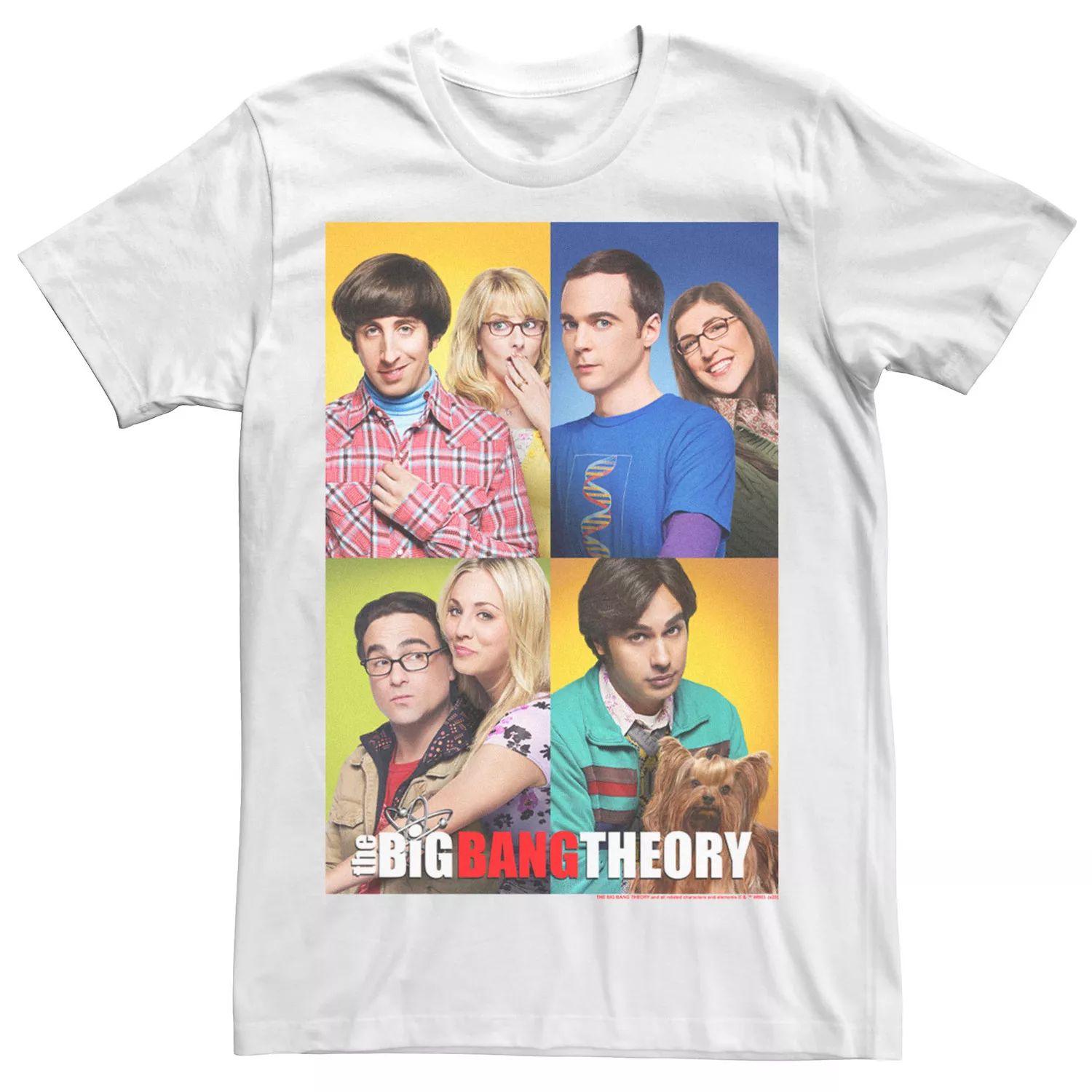 Мужская футболка The Big Bang Theory Group Shot Box Up Licensed Character цена и фото