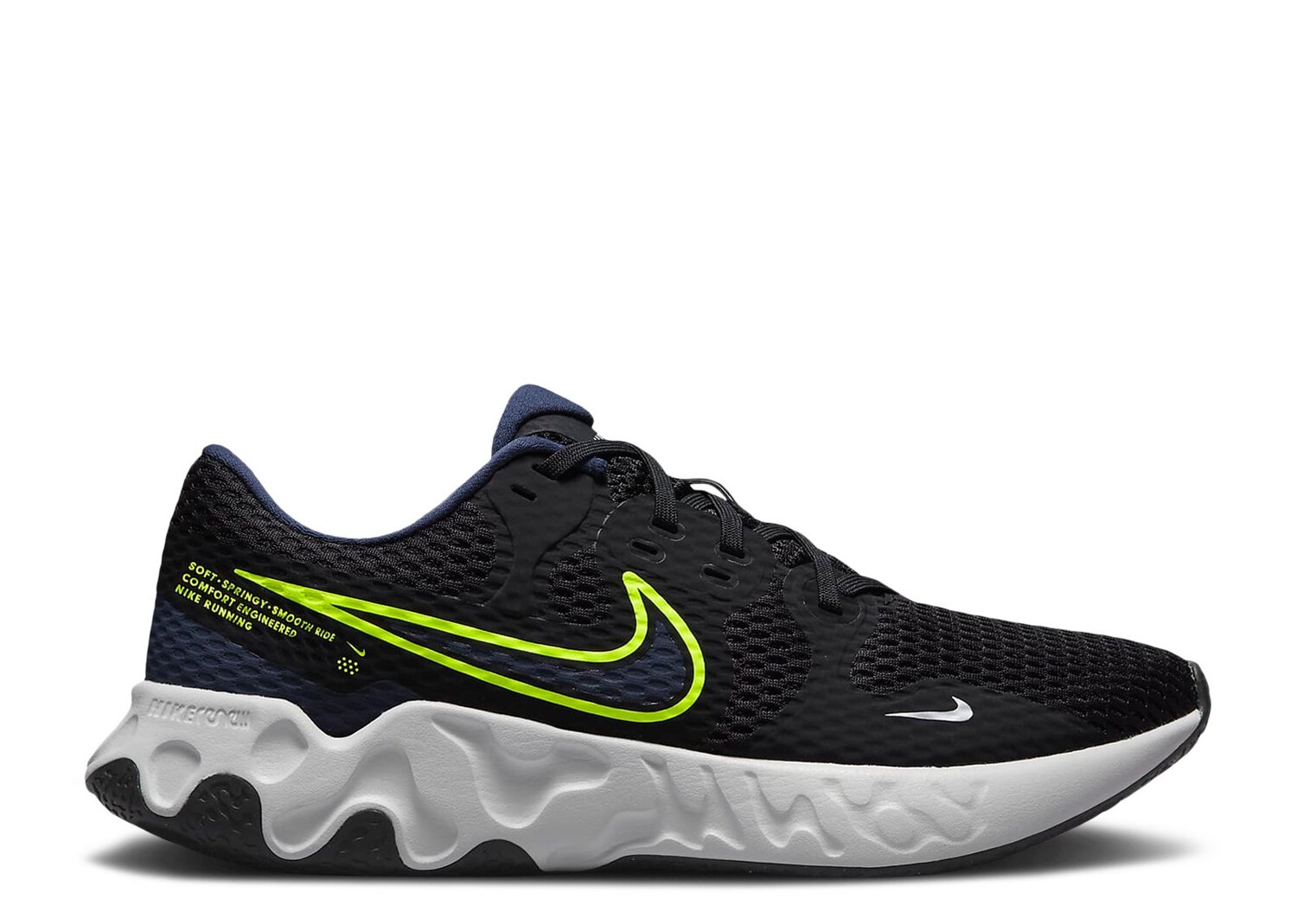 

Кроссовки Nike Renew Ride 2 'Black Volt', черный