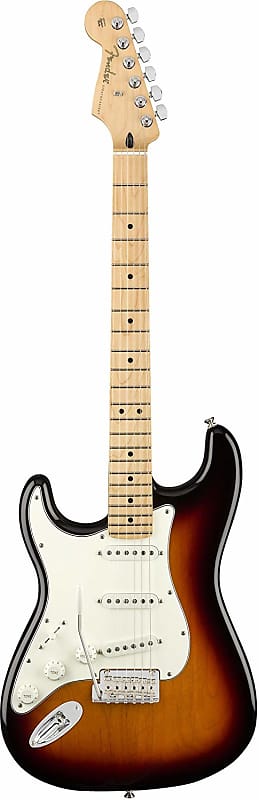 fender player stratocaster left handed 2022 3 tone sunburst с кленовой накладкой Электрогитара Fender Player Stratocaster, Maple, Left Handed - 3-Color Sunburst