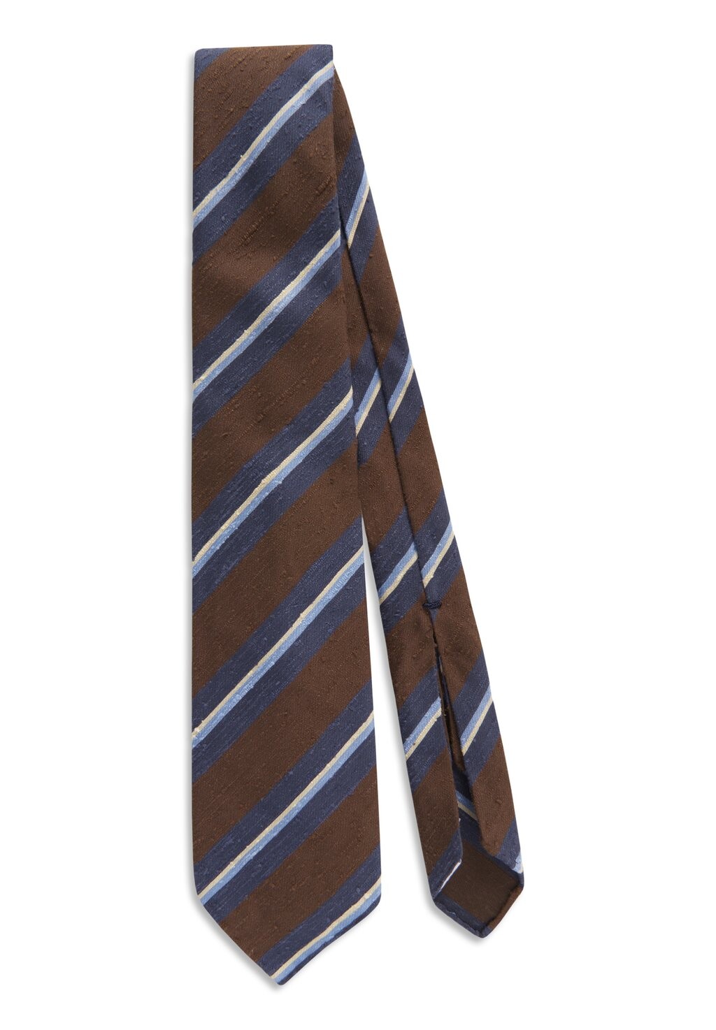 вязаный свитер patton oscar jacobson цвет dark grey Галстук FOLD Oscar Jacobson, цвет dark brown