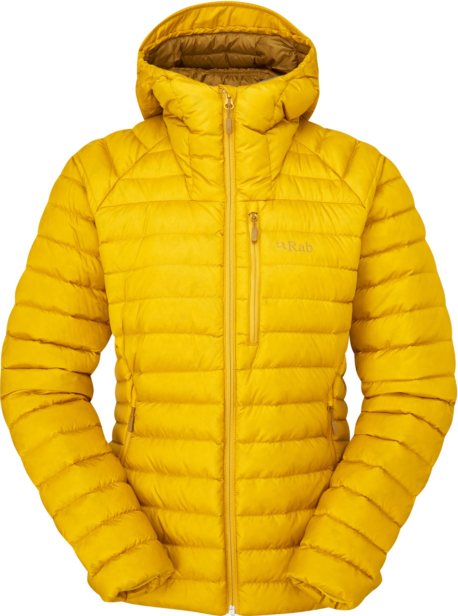 Куртка-пуховик Microlight Alpine — женская Rab, желтый