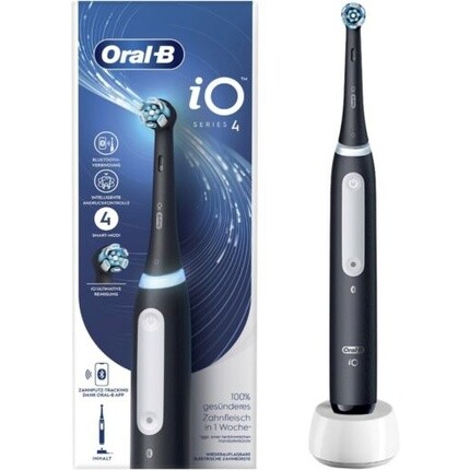 

Io4 Черная электрическая зубная щетка, Oral-B
