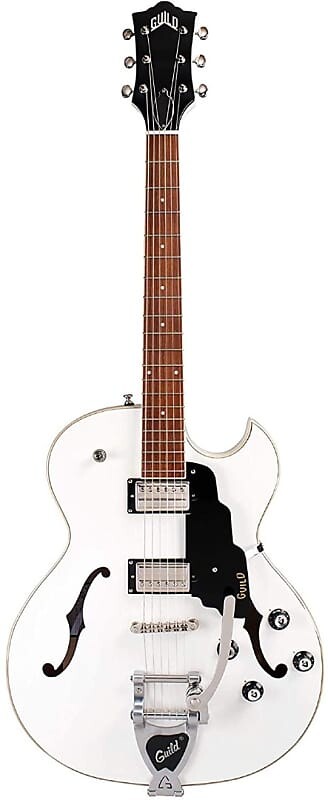 

Электрогитара Guild Starfire I SC w/Guild Vibrato Tailpiece Electric Guitar Snowcrest White