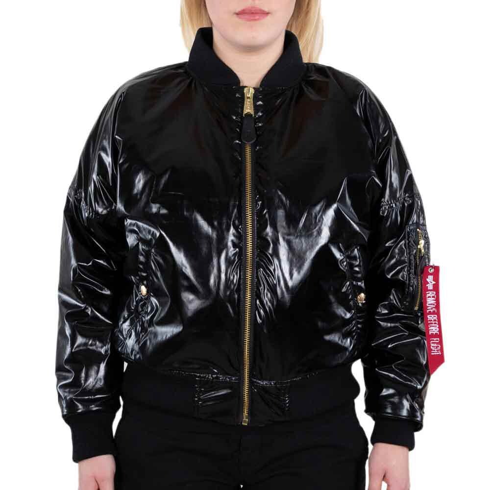 

Куртка Alpha Industries MA-1 OS Metallic, черный