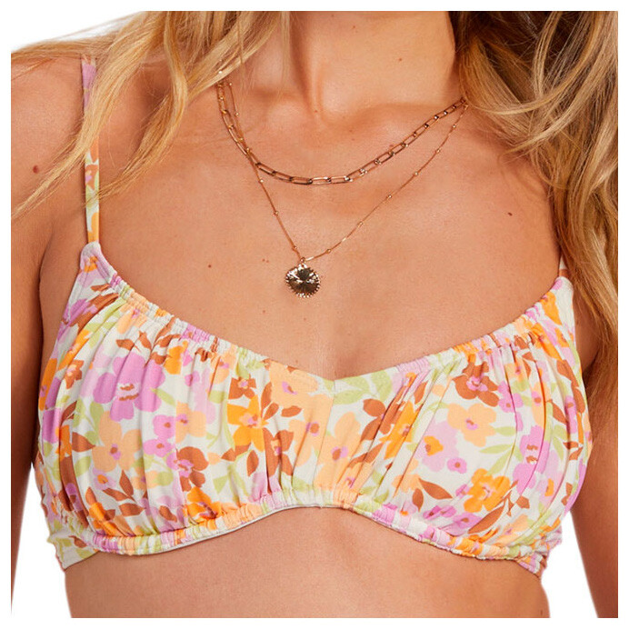 

Верх бикини Billabong Women's Sungazers Ruched Bralette, цвет Multi