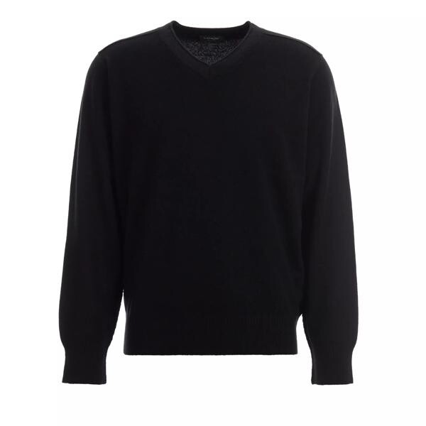 

Пулловер v-pullover 1/1 arm außennähte 200 schwarz S.Marlon, черный