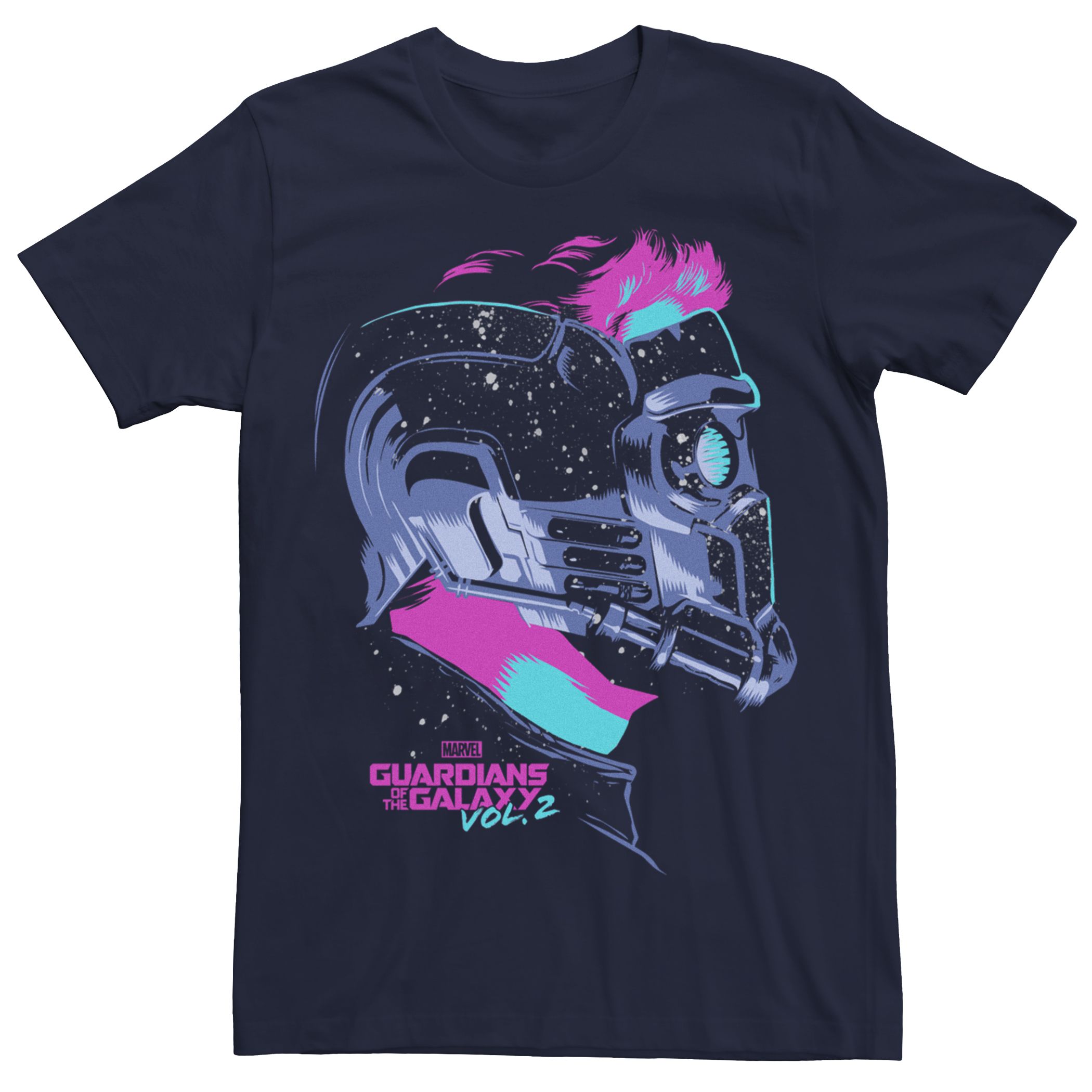 Мужская футболка «Стражи Галактики Том 2 Звездный Лорд» Licensed Character