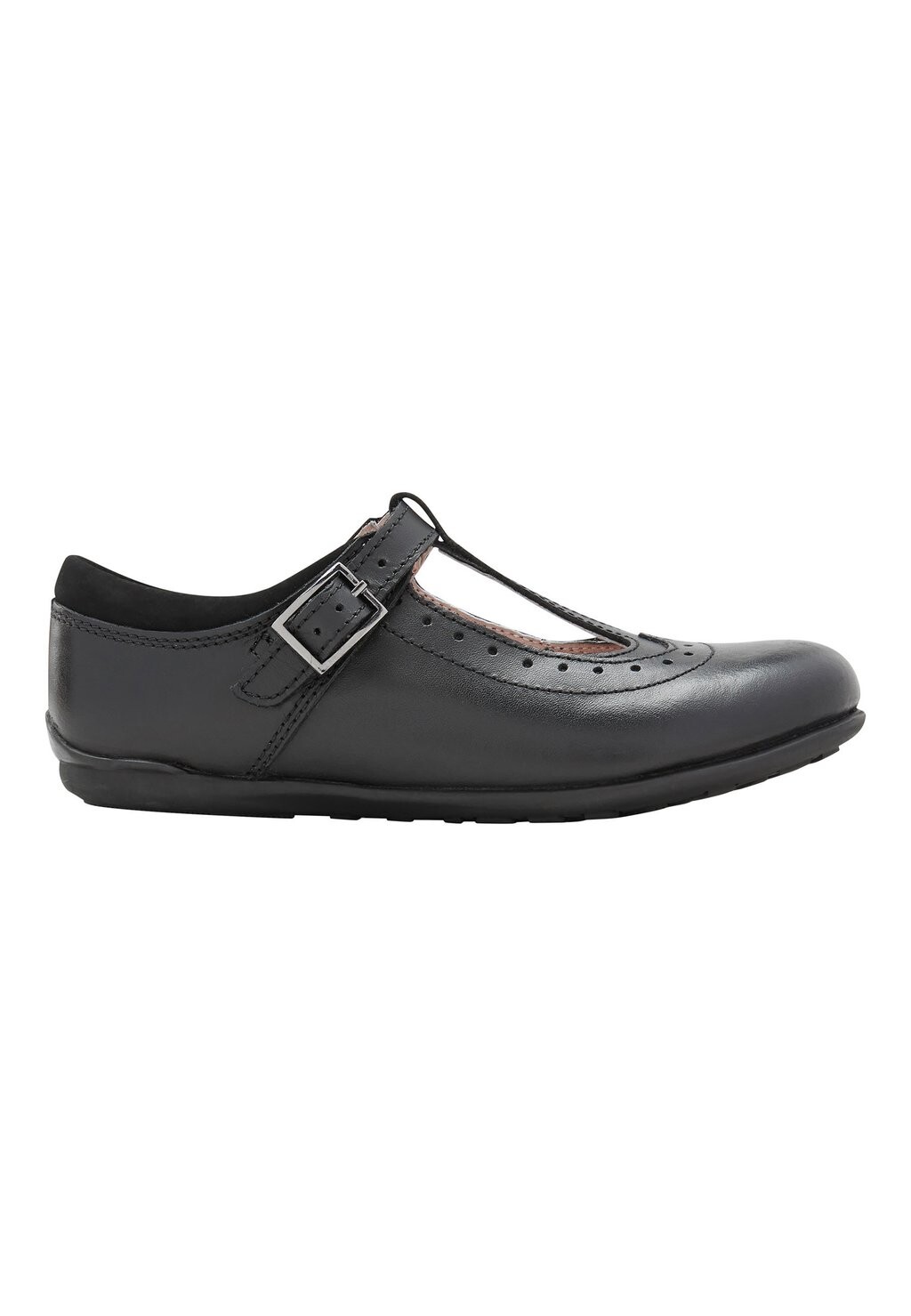 

Слипоны Black T-Bar Leather Shoes (Older) Next, черный