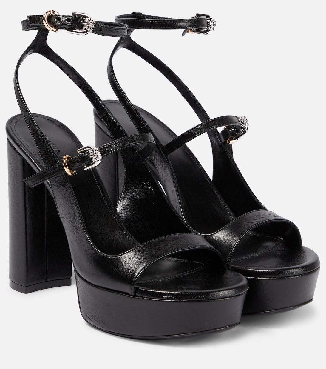 

Кожаные босоножки Voyou на платформе Givenchy, черный