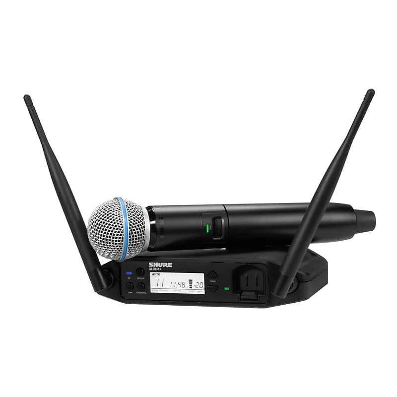 

Микрофон Shure GLXD24+/B58 Digital Wireless Handheld System w/ BETA58A Vocal Microphone