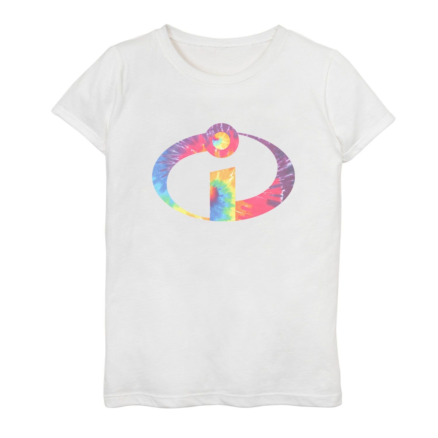 

Футболка с логотипом Disney/Pixar Incredibles Tie Dye для девочек Licensed Character