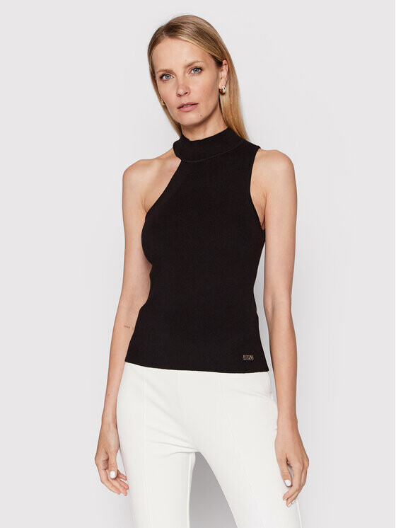 

Топ приталенного кроя Dkny, черный