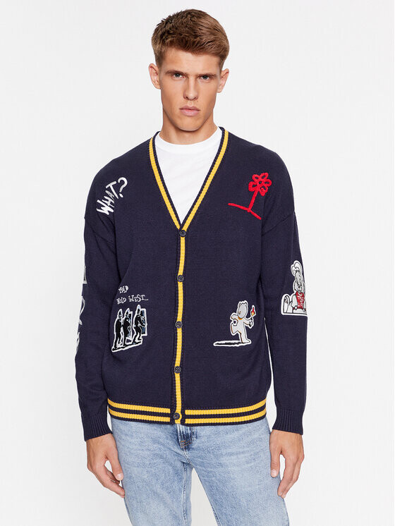 

Кардиган стандартного кроя Guess, синий