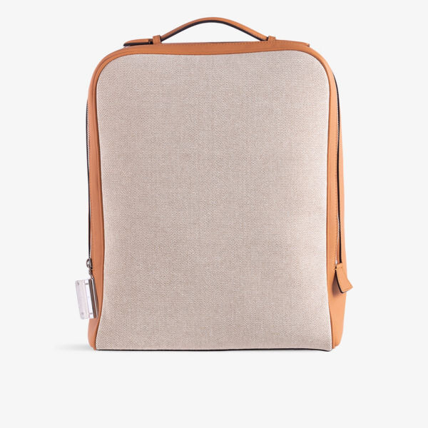 

Рюкзак Cristallo Maxi из ткани и кожи 38см Aviteur, цвет walnut