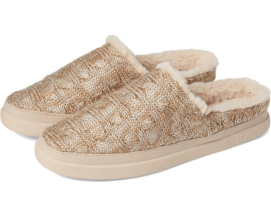 Домашняя обувь TOMS Sage, цвет Sahara Chunky Cable Knit толстовка zara shiny chunky knit экрю