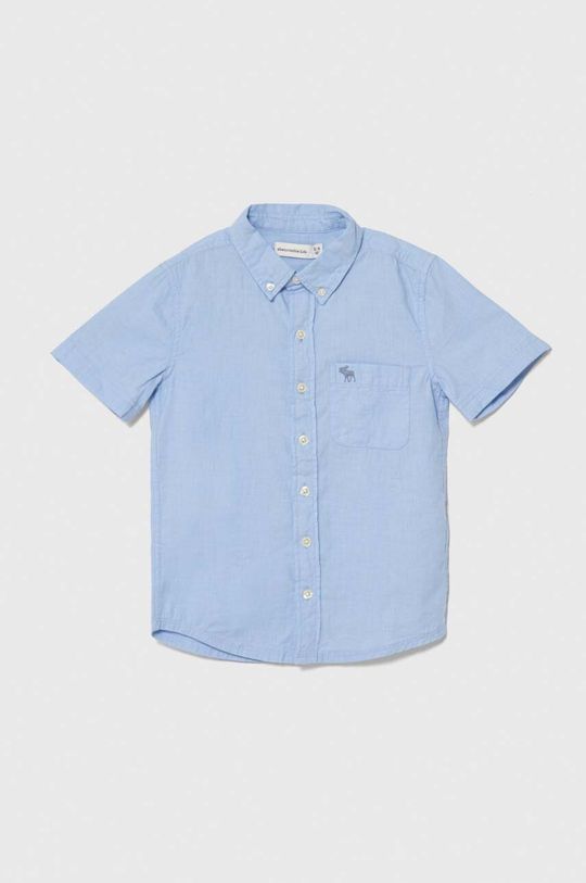 Abercrombie & Fitch Детская хлопковая рубашка, синий