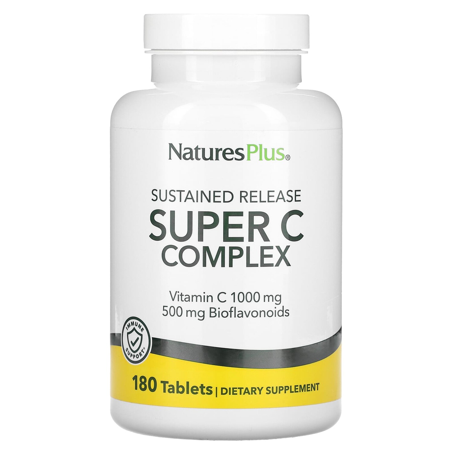 

Суперкомплекс с витамином C длительного высвобождения, 180 таблеток, NaturesPlus