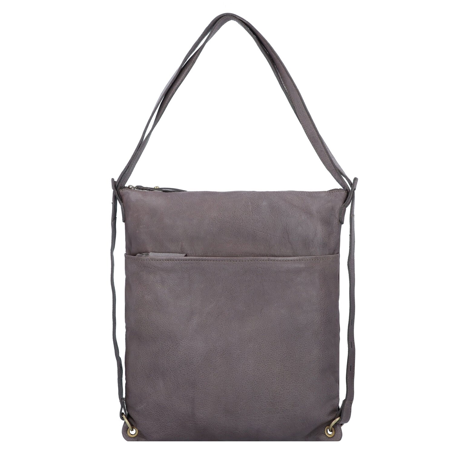 

Сумка через плечо TASCHENDIEB Kohlmarkt 3 Leder 35 cm, цвет smokey grey