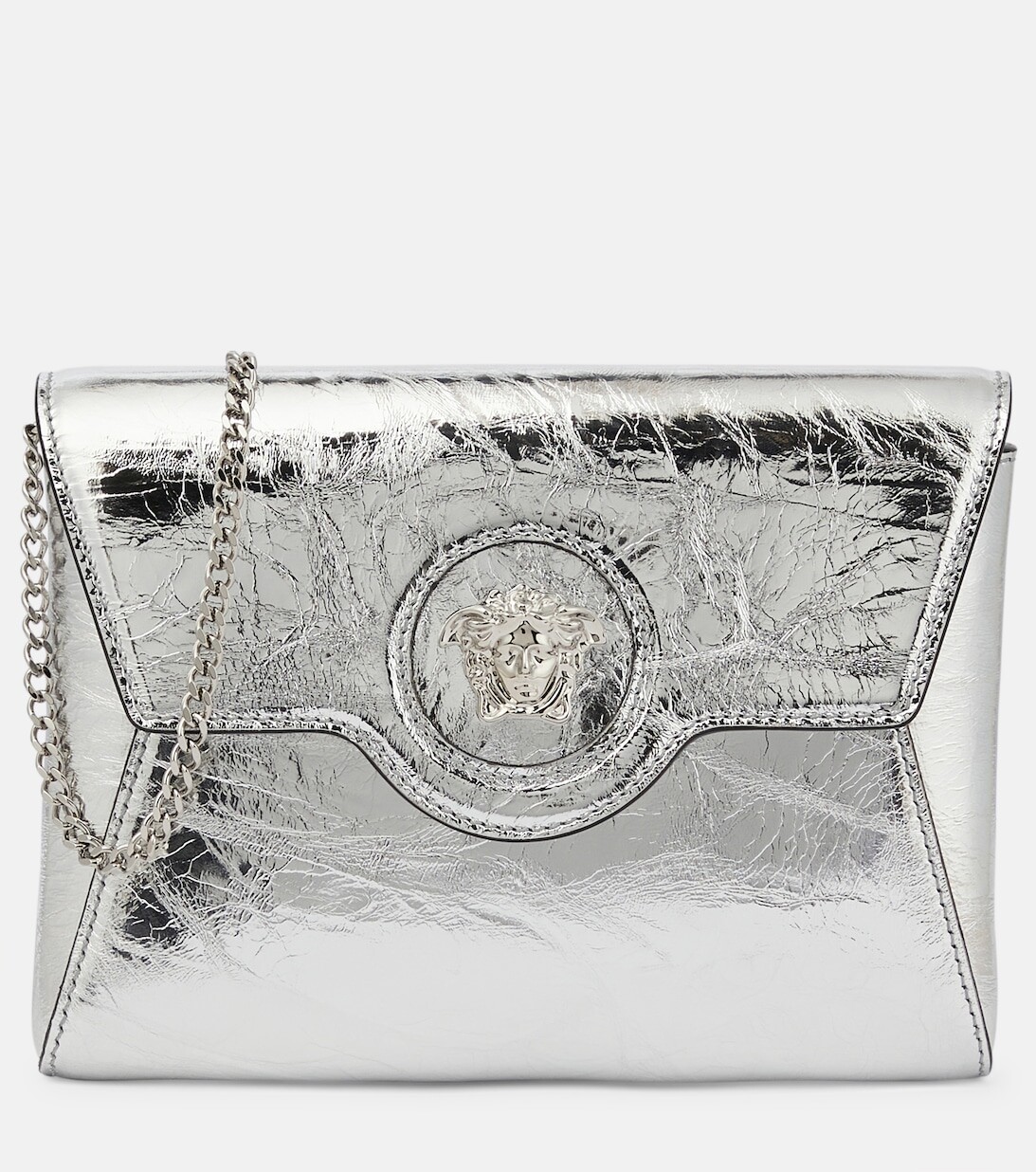 

Кошелек La Medusa на цепочке Versace, серебряный