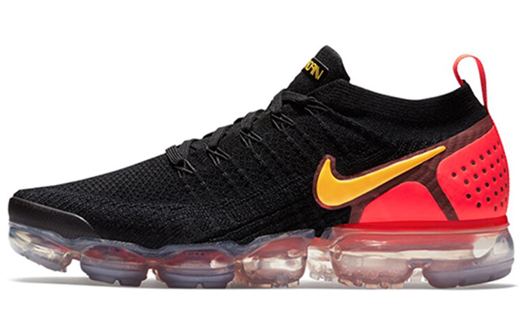

Nike Air VaporMax 2 Черный/Красный Лазерный Оранжевый Total Crimson