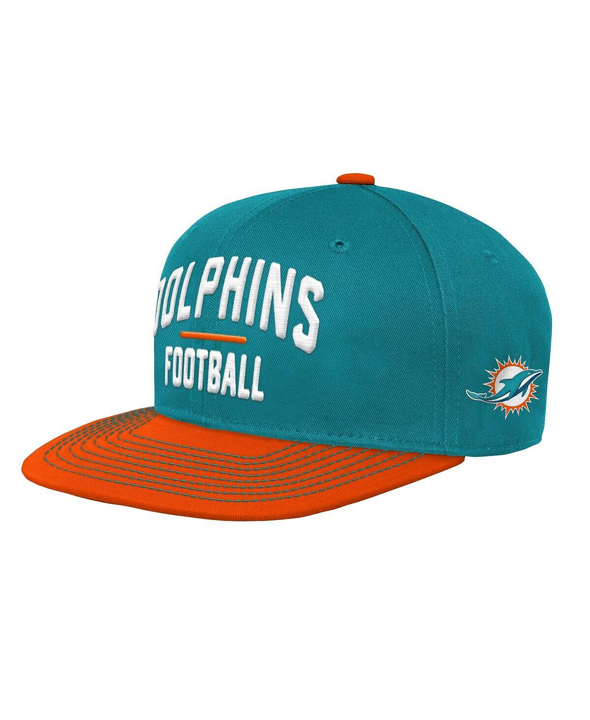

Кепка Snapback с замком для мальчиков дошкольного возраста Aqua Miami Dolphins Outerstuff