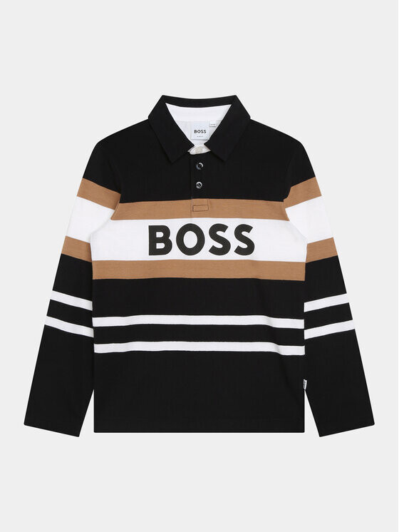 

Рубашка поло стандартного кроя Boss, черный